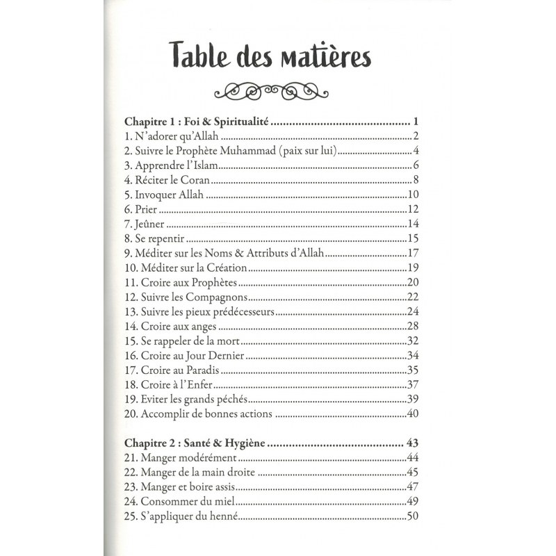 100 Trésors de l'Islam - Principes du Coran et de la Sunna - MuslimLife