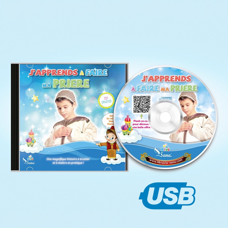 PACK - J'apprends à faire ma Prière - Pour garçon | Livre + CD + Tapis de prière