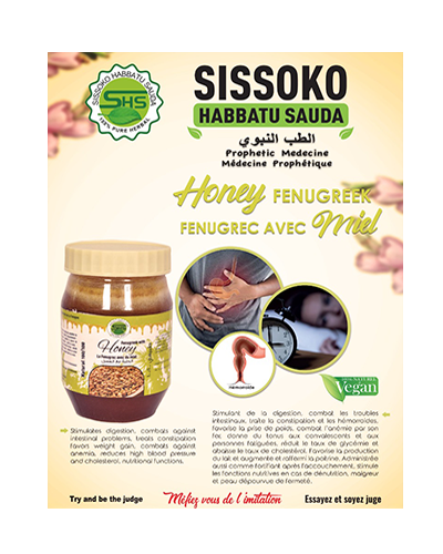 Fenugrec avec miel
