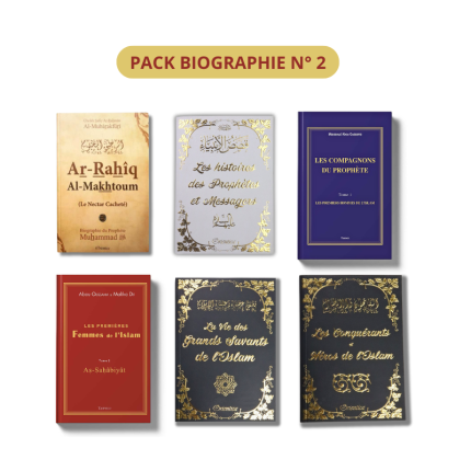 PACK BIOGRAPHIE N°2 - 6 LIVRES