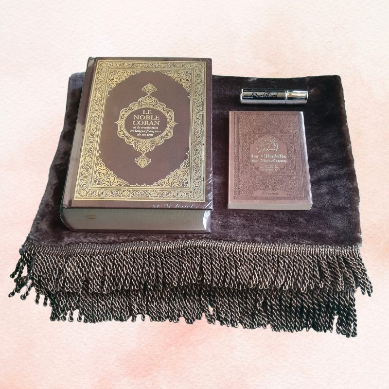 Pack Cadeau Marron - « HAMZA SILVER 2 »